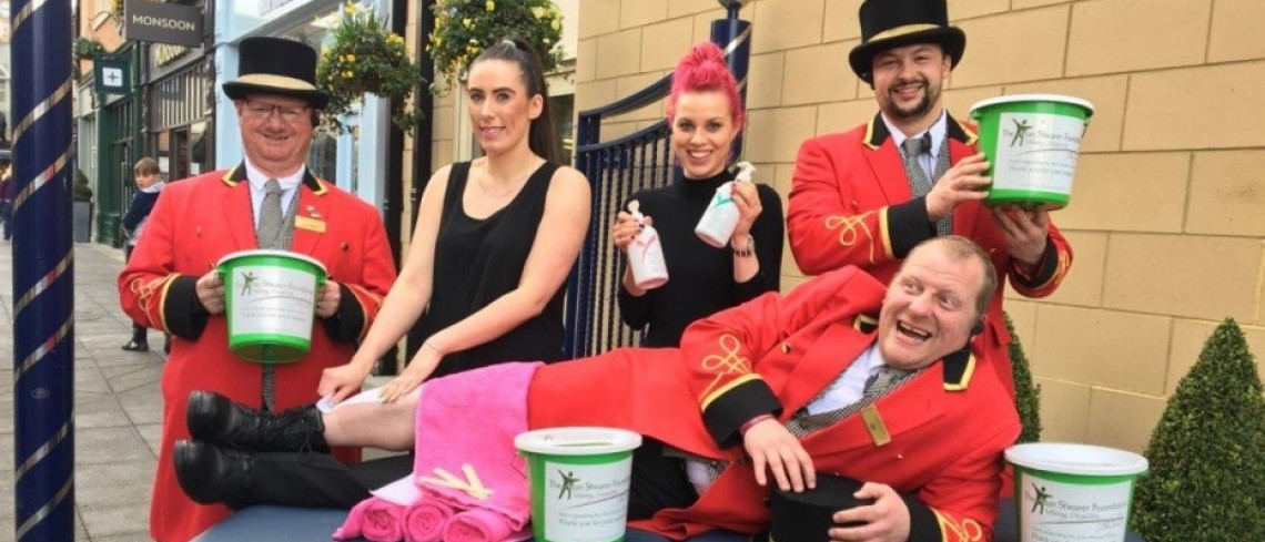 Arcade Beadles get the wax treatment to raise charity cash