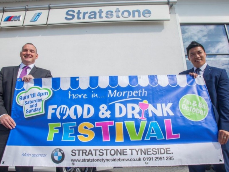 Stratstone Tyneside BMW announce sponsorship of Morpeth Food and Drink Festival!